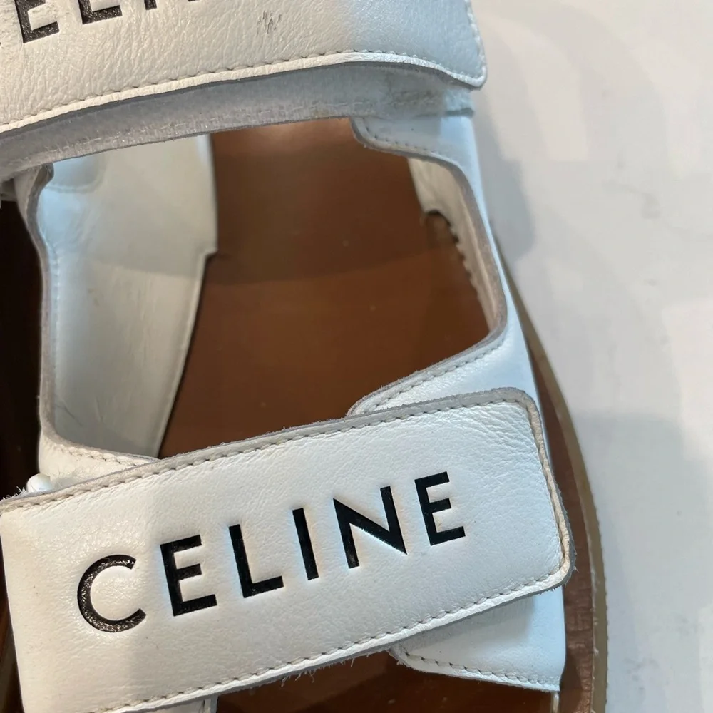 Celine Logo Sandals - Picture 3 of 14